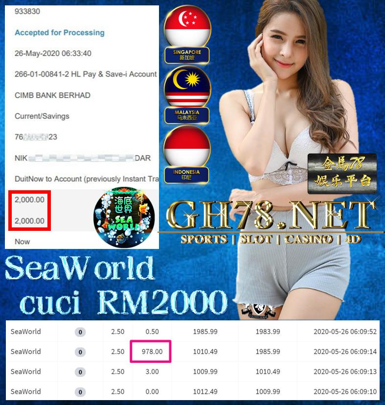 MEMBER MAIN SEAWORLD CUCI RM2000 !!! 