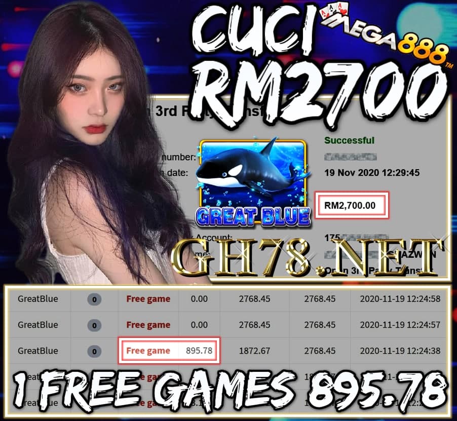 MEMBER MAIN MEGA888 CUCI RM2700 !!!