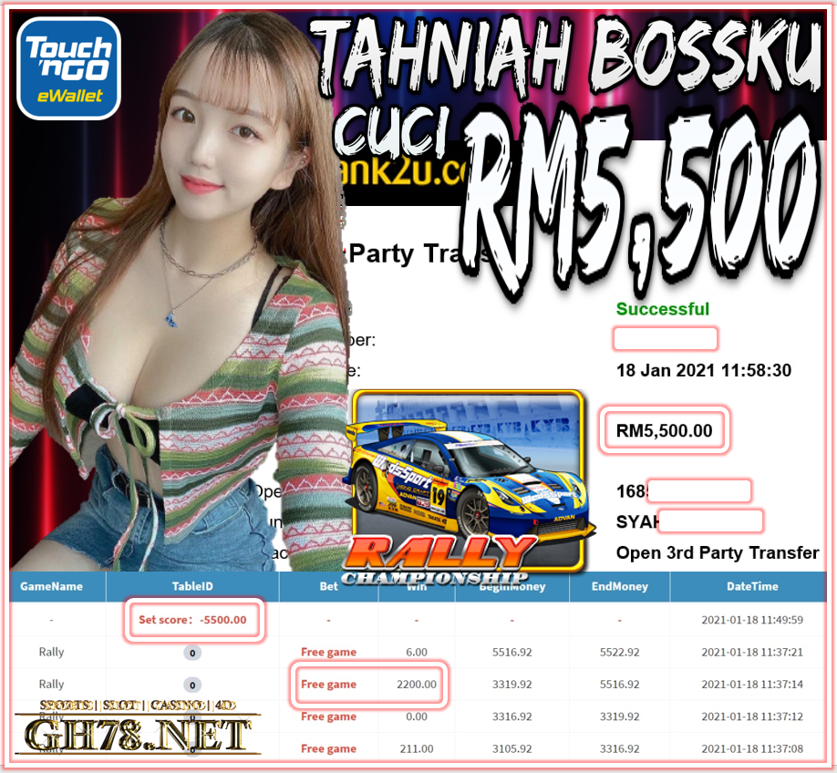 MEMBER MAIN MEGA888 CUCI RM5,500 !!!