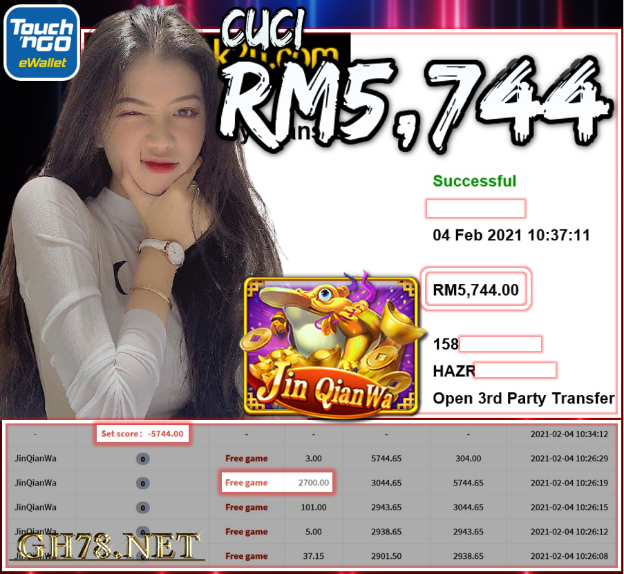 MEMBER MAIN MEGA888 CUCI RM5.744 !!!