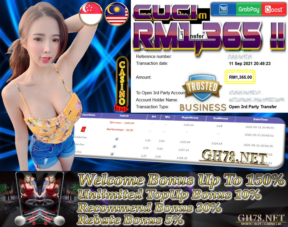 MEMBER MAIN 918KISS CUCI RM1,365 !!