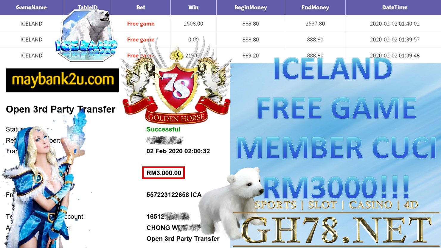 2020 NEW YEAR !!! MEMBER MAIN 918KISS, ISLAND ,WITHDRAW RM3000 !!!